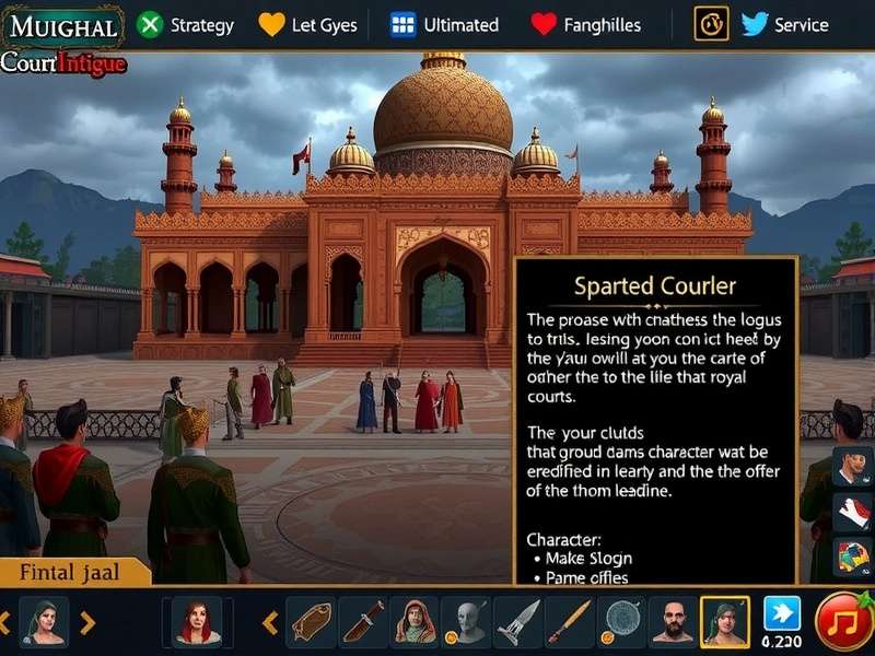 Mughal Court Intrigue strategy guide infographic